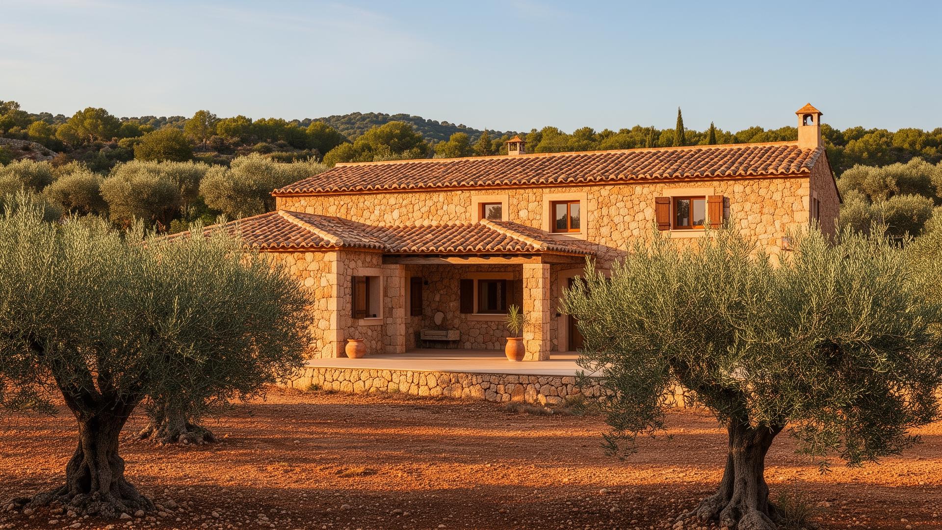 Authentieke finca met olijfgaard